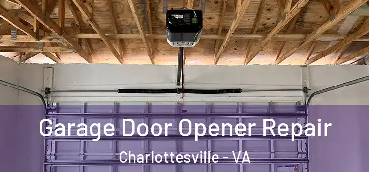  Garage Door Opener Repair Charlottesville - VA